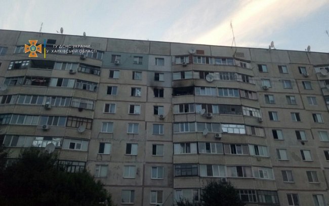  Пострадавших нет: В Балаклее сгорела квартира