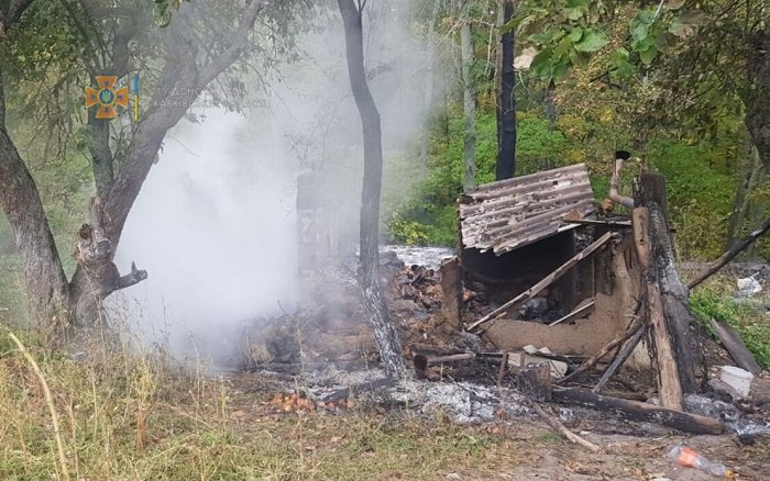  Пожар в Дергачах: погибла женщина